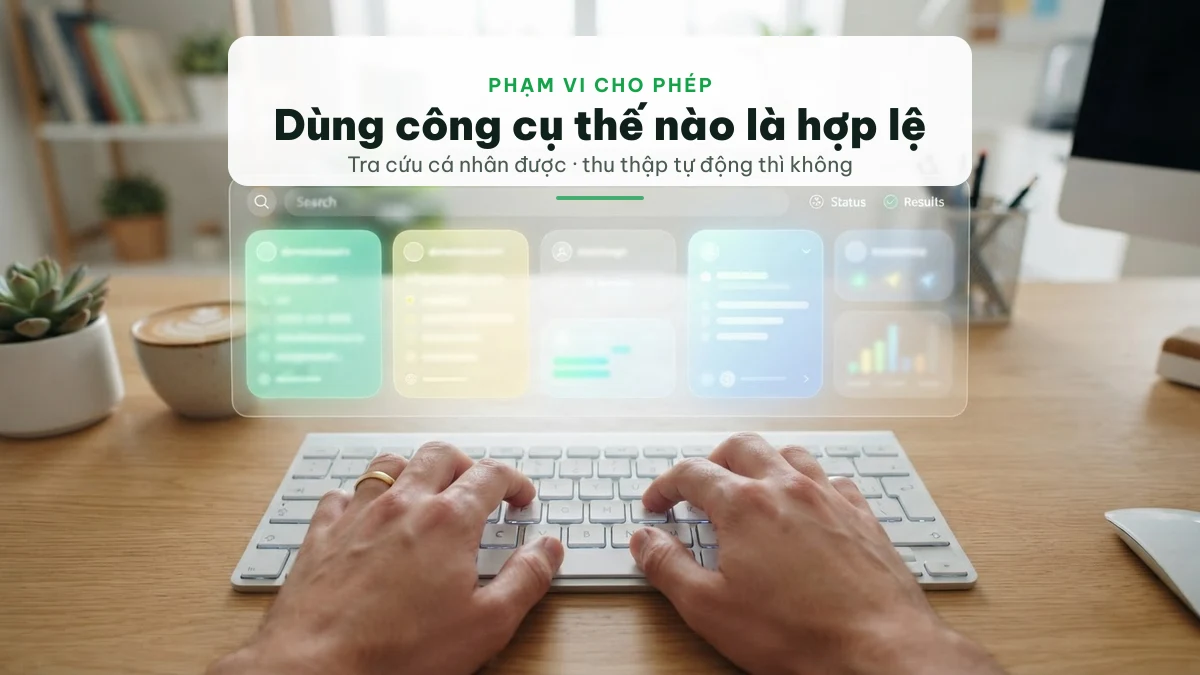 Quy định về phạm vi sử dụng bộ công cụ tra cứu tên miền của Được Đề Xuất