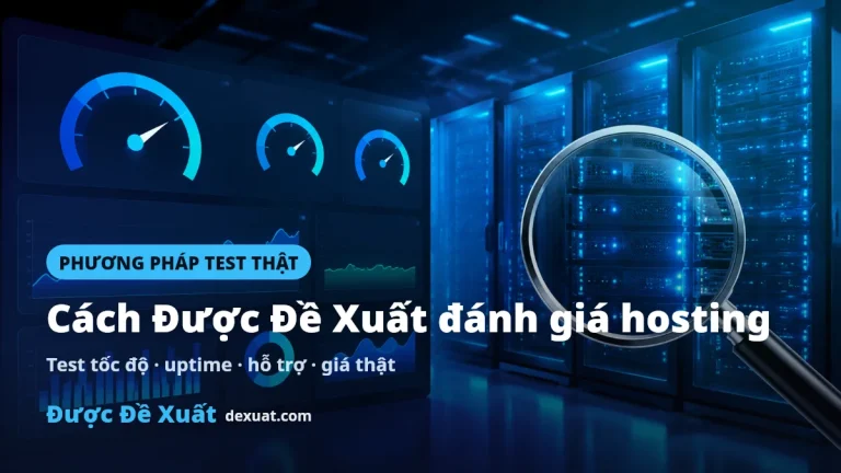 Phương pháp đánh giá hosting: cách Được Đề Xuất test thật (2026)