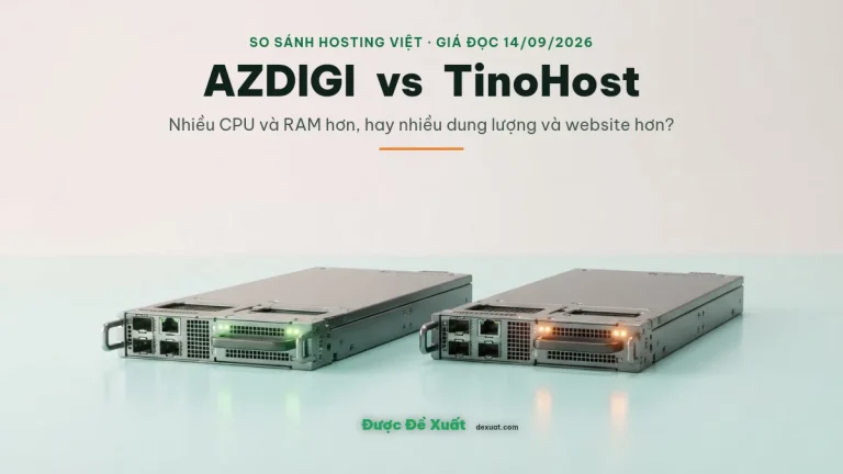 AZDIGI vs TinoHost: chọn hosting nào cho website của bạn (2026)