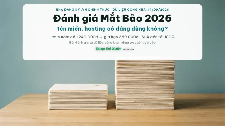Đánh giá Mắt Bão 2026: tên miền, hosting có tốt không? Giá gia hạn và điều khoản cần biết