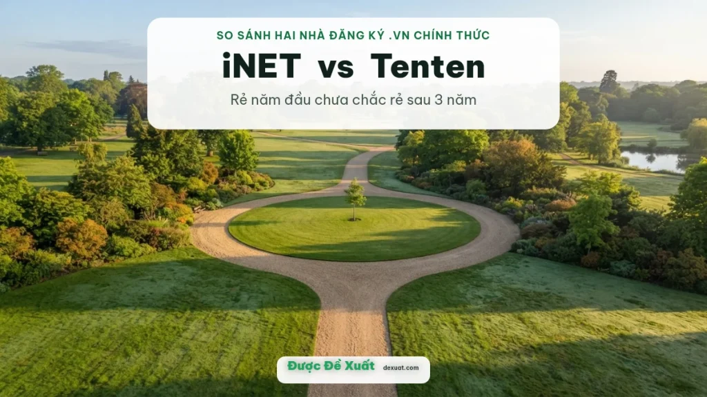 So sánh iNET và Tenten khi mua tên miền .vn