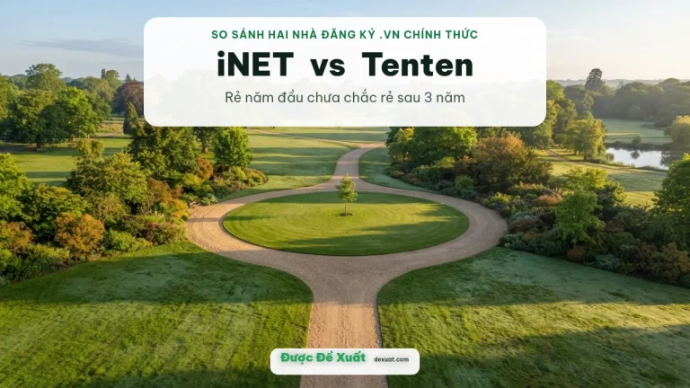 iNET vs Tenten: mua tên miền .vn ở đâu rẻ và an toàn hơn (2026)