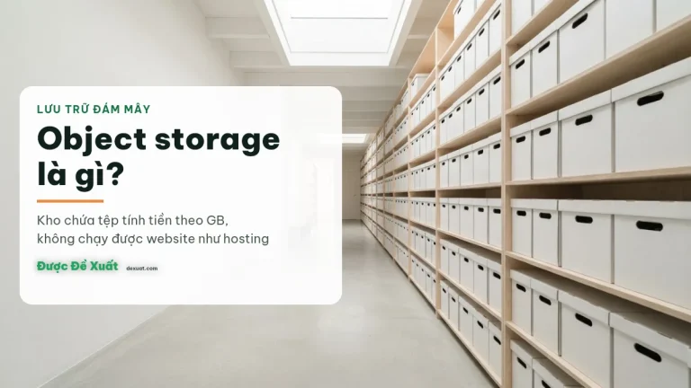 Object storage là gì? Khác hosting và VPS chỗ nào (2026)