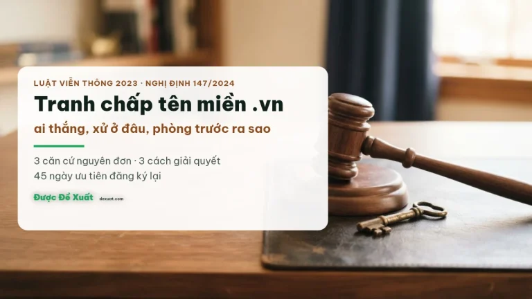 Tranh chấp tên miền .vn: 3 căn cứ, 3 cách giải quyết và cách phòng trước